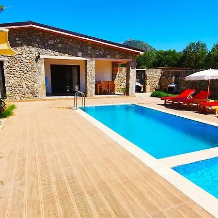 Kayakoey'De Kiralik Muhafazakar Jakuzili, Havuzlu Villa Villa *